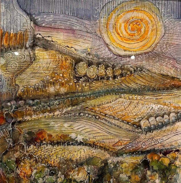 Painting by Odile Sauve