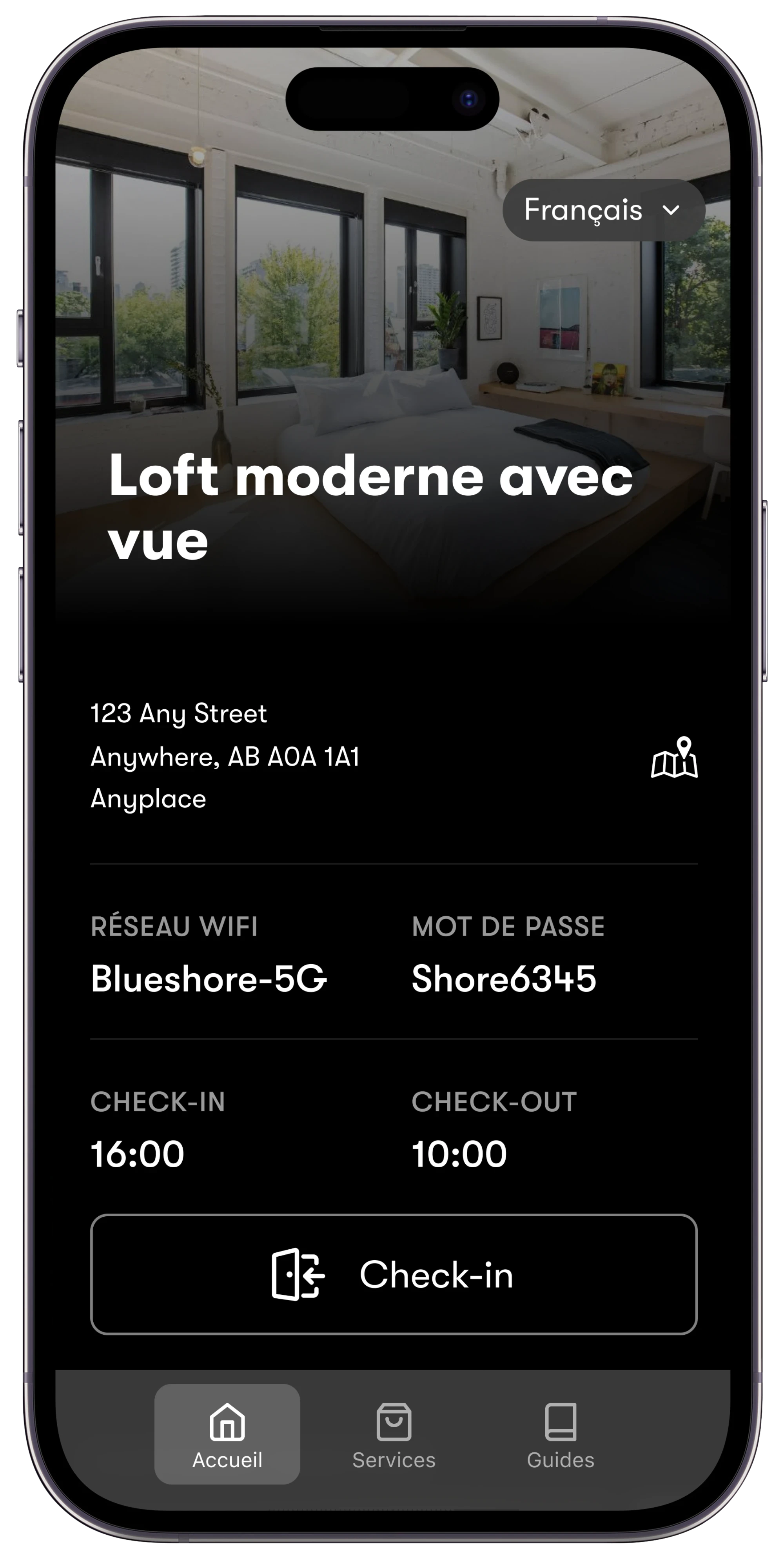 Boarding Pass Accueil