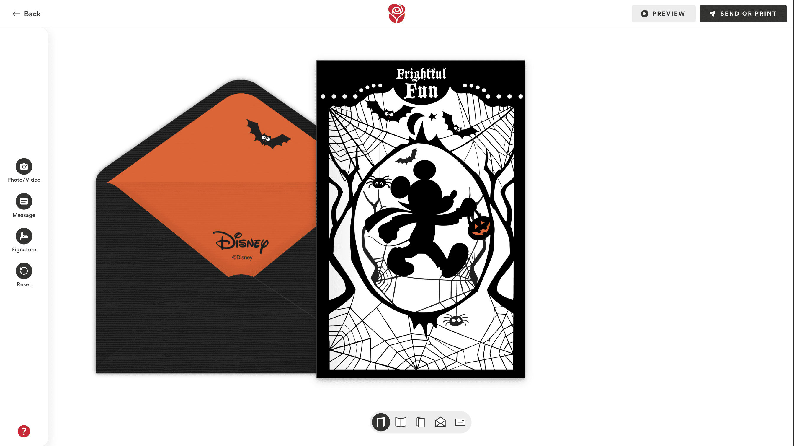 Image of a Digital greeting card builder