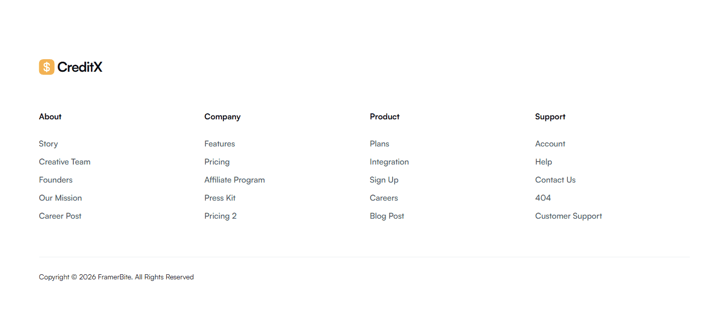 Footer 122