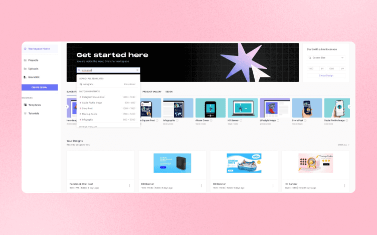 glorify dashboard