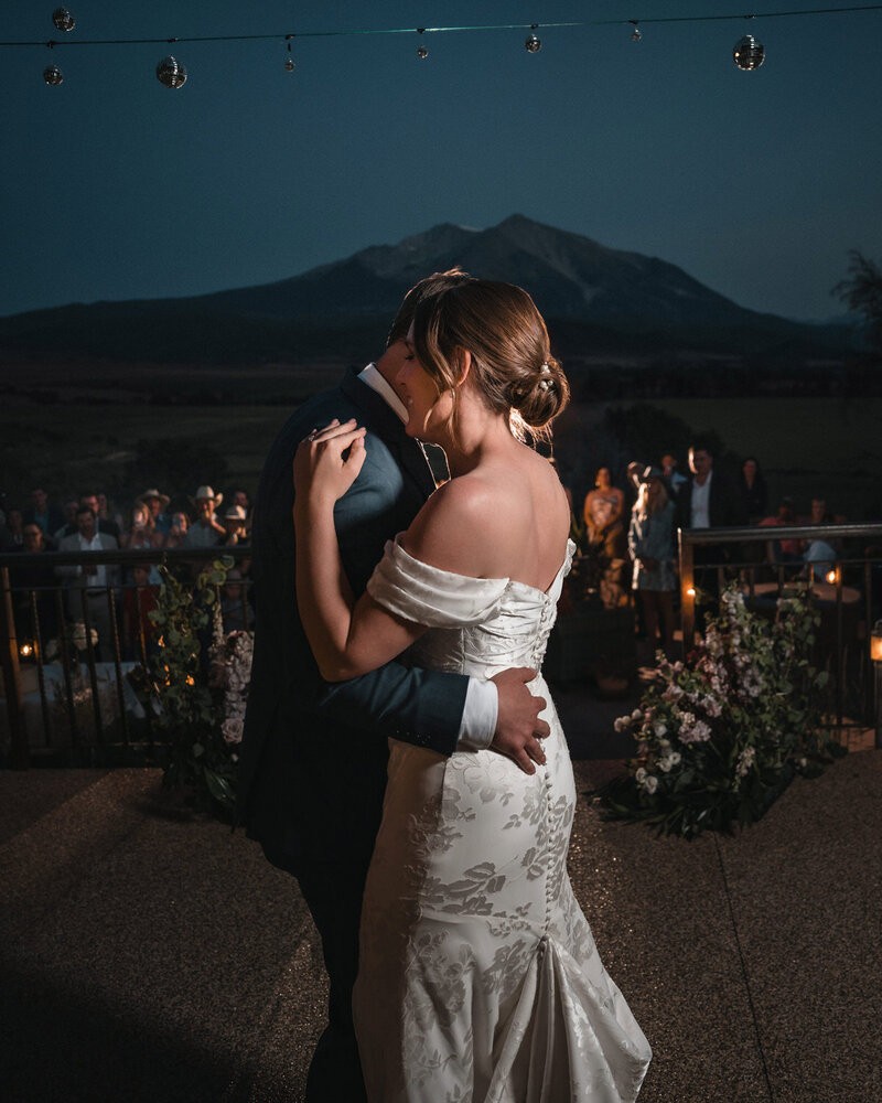 Wedding couple during Puget Sounds event coordination