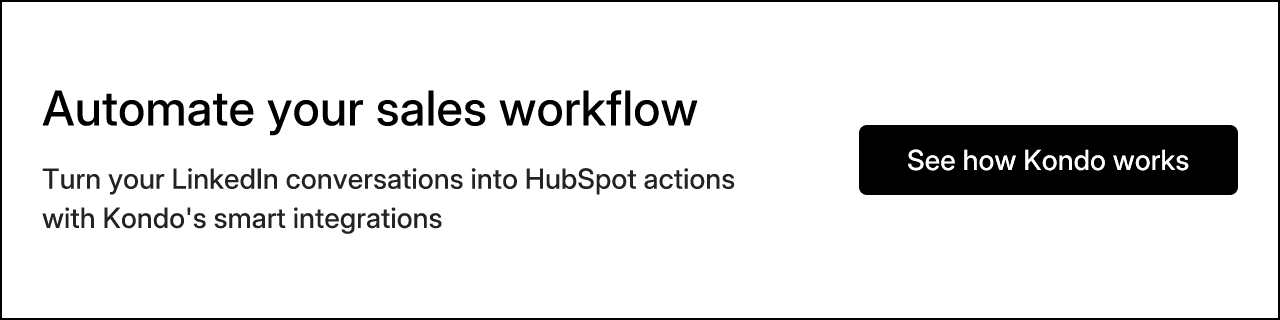Automate your sales workflow