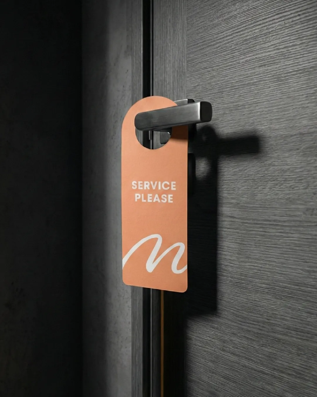 Door Hanger on Modern Door