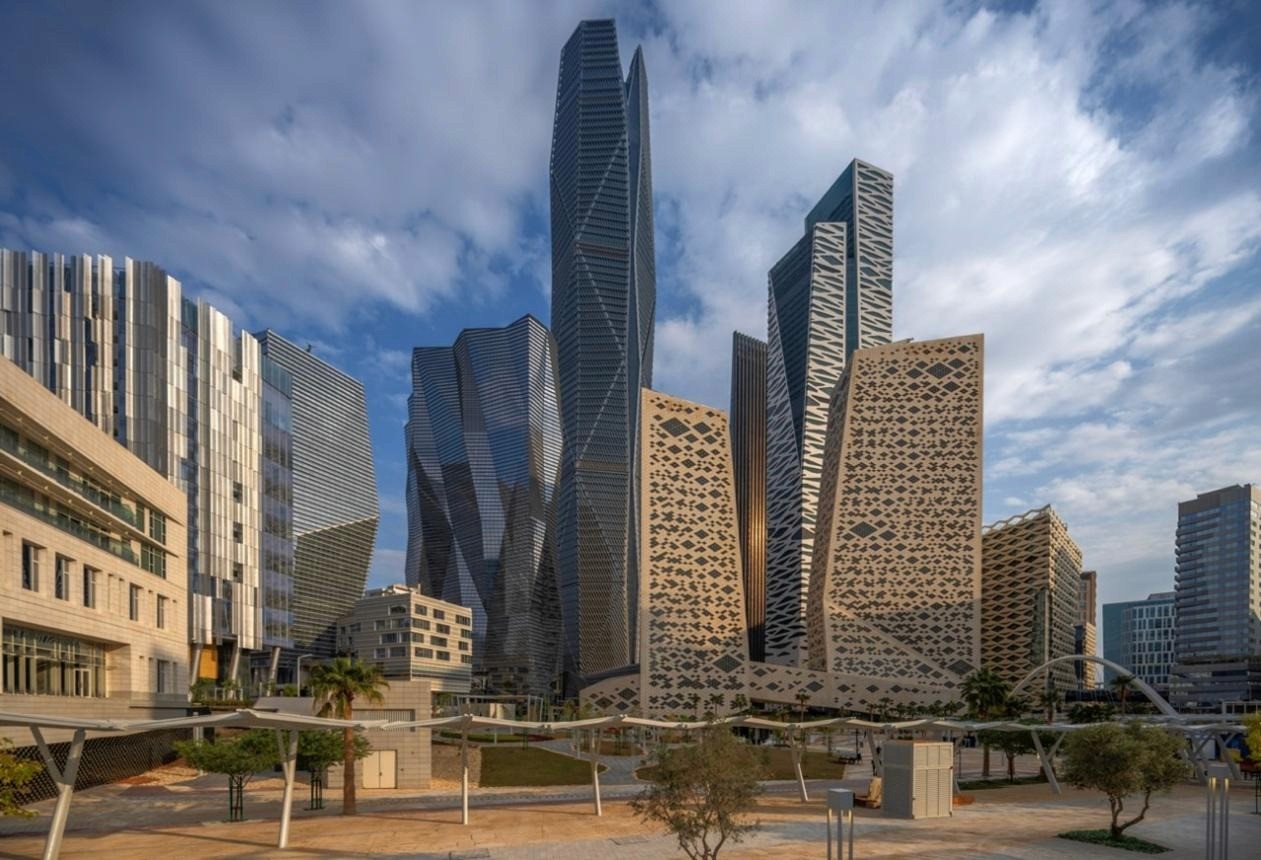 Commercial office towers in King Abdullah Financial District, Riyadh&nbsp;