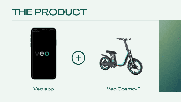 Slide: the system under test, the Veo app plus the Veo Cosmo-E