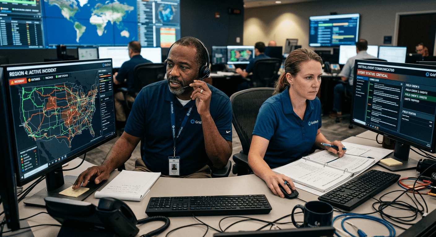 Power grid and utility infrastructure — wildfire public safety operations