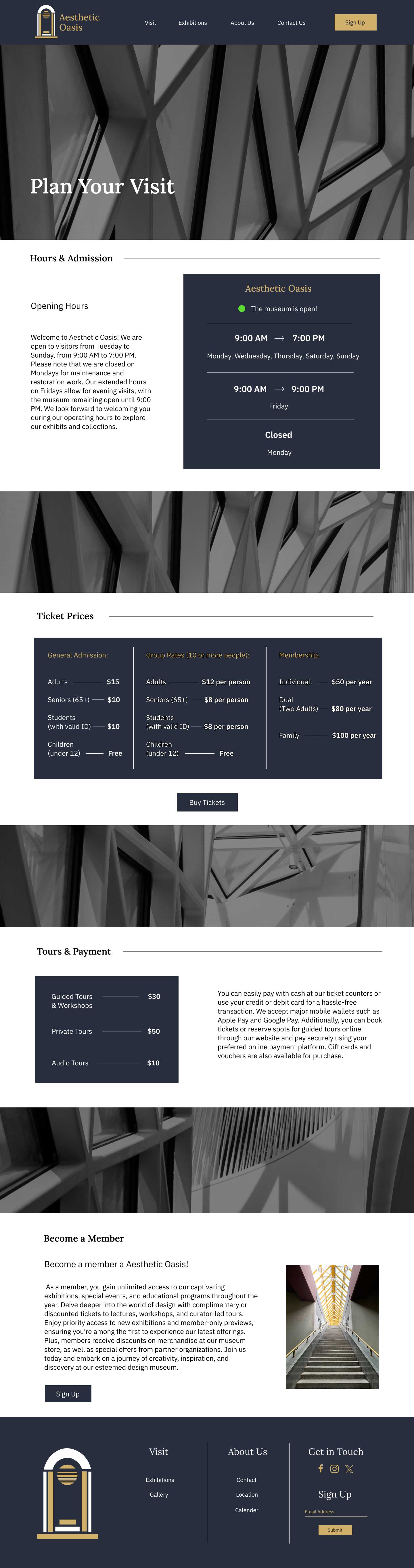 plan visit architecture museum website
