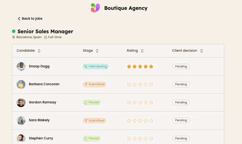 Client portal