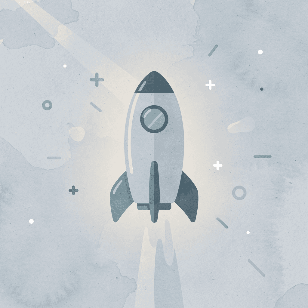  Rocket icon representing immediate launch capability