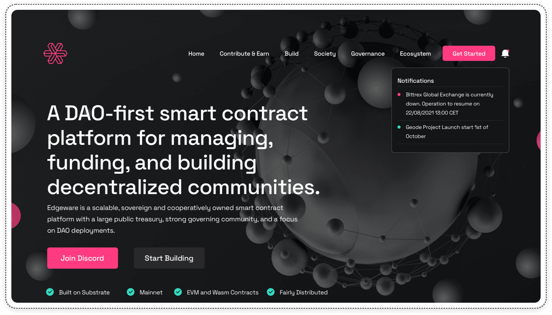 Crypto landing Page Design