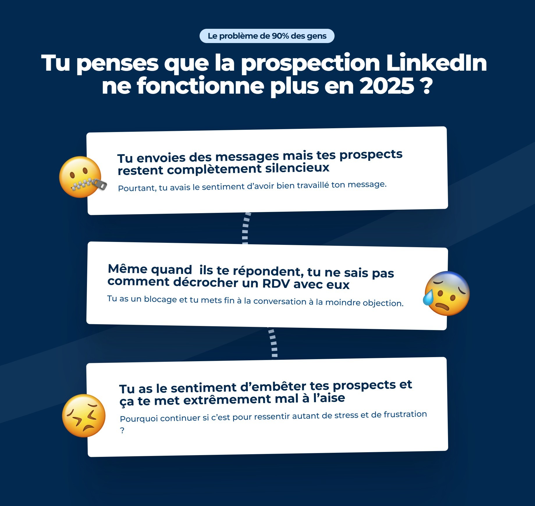 section problème landing page dm killers