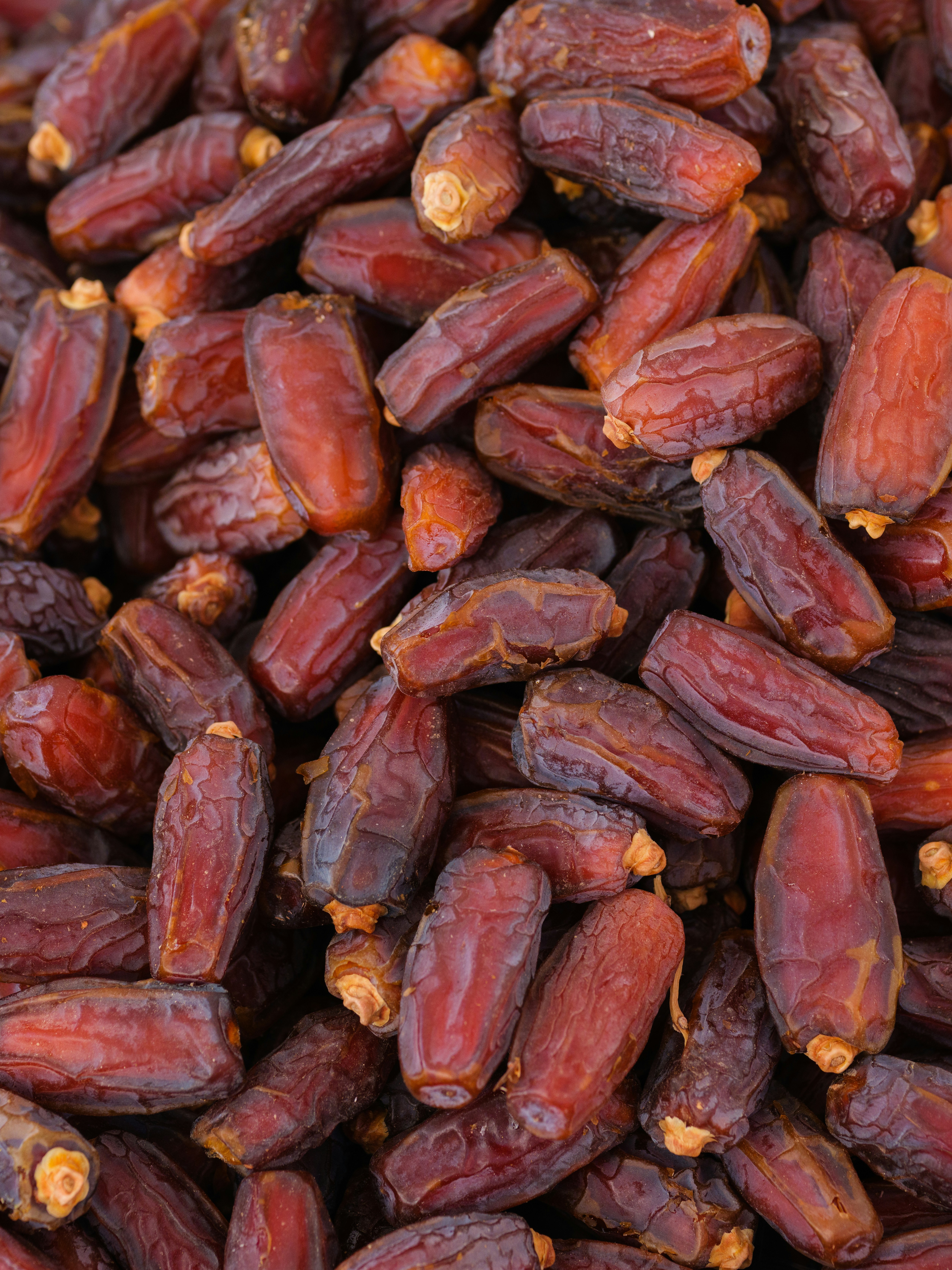 a close up of a pile of raisins