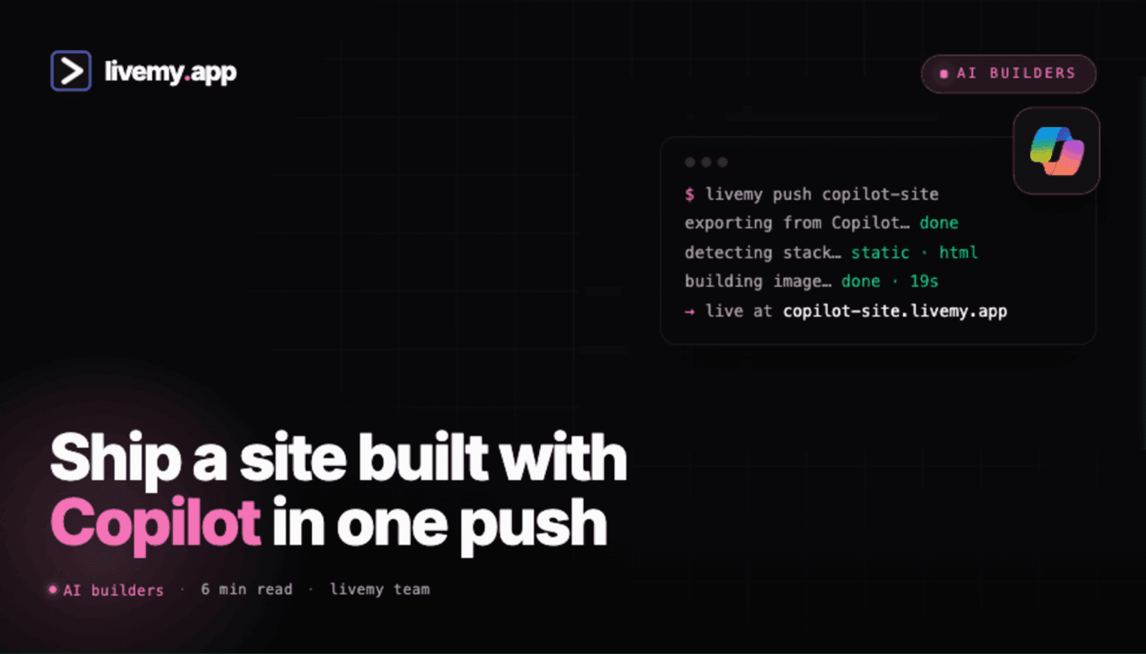 Microsoft Copilot website builder + deploy guide (2026)