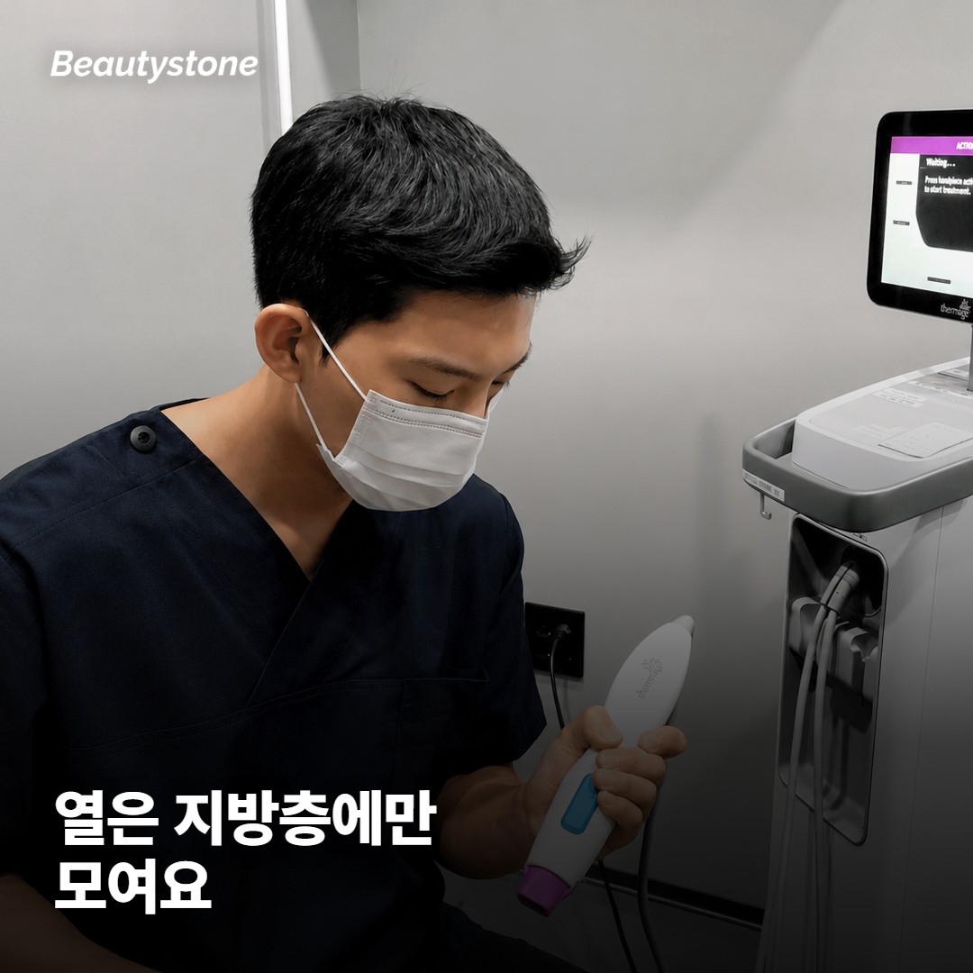 마이크로웨이브 열이 지방층에 닿는 방식