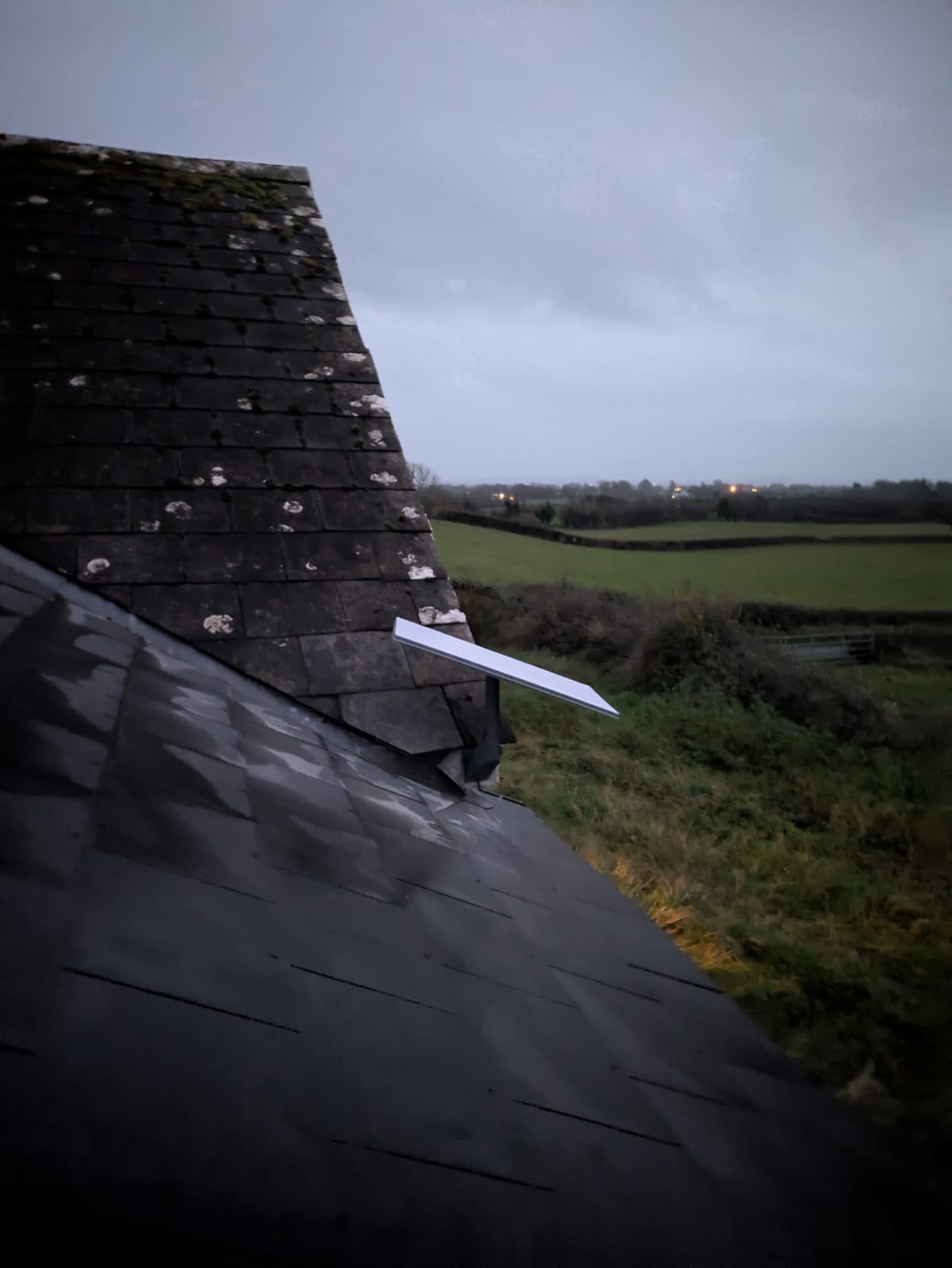 Starlink Dish wall mount rural ireland