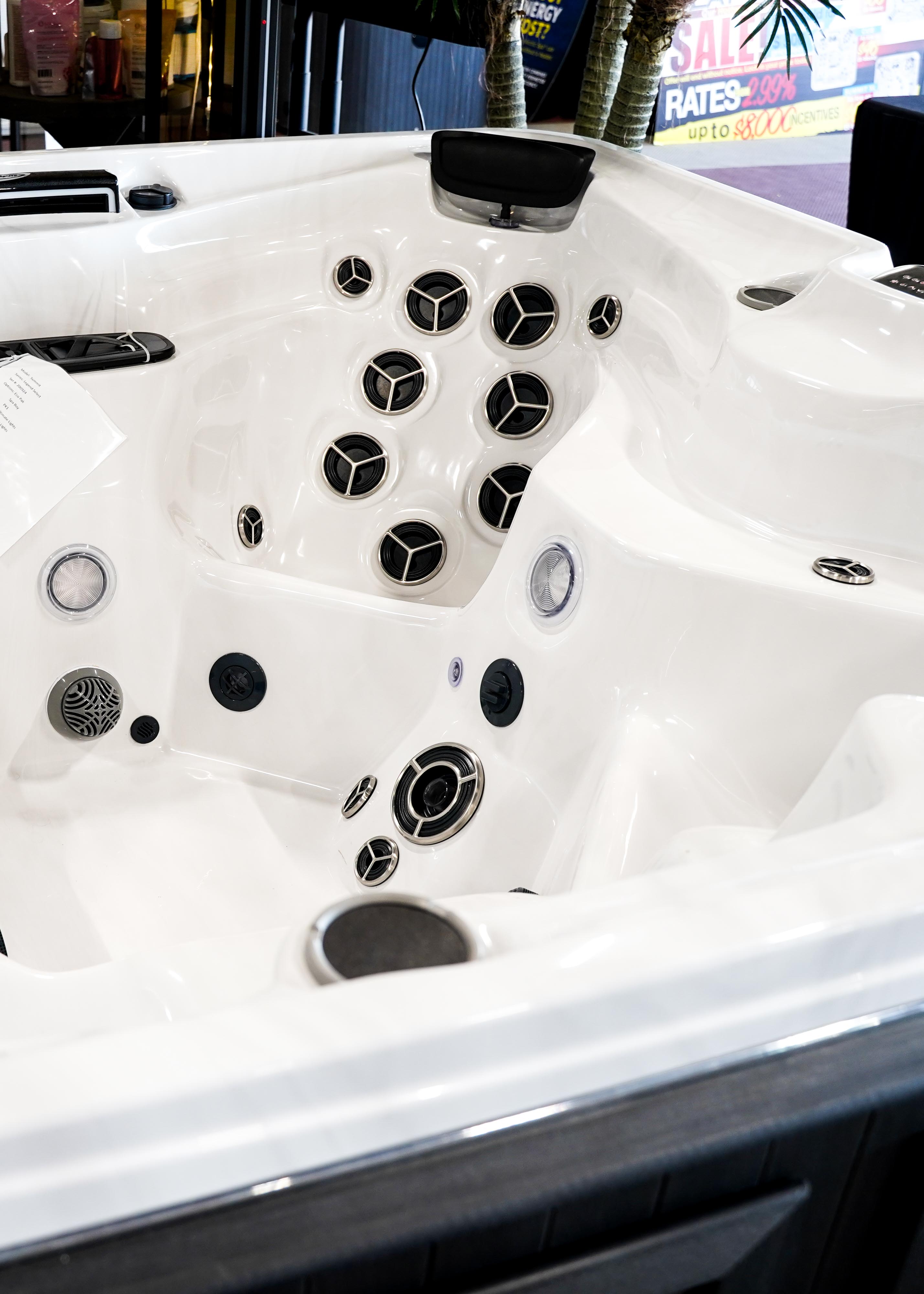 The seat of a Arctic spas Hot tub