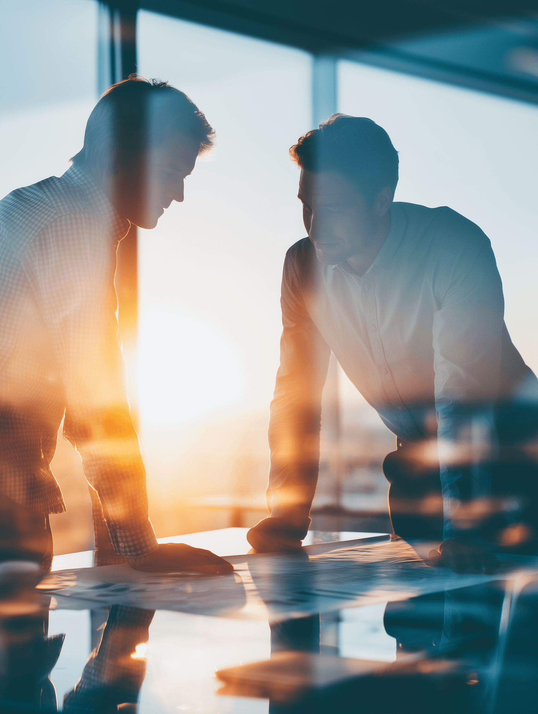 person sitting in a chair in front of a man