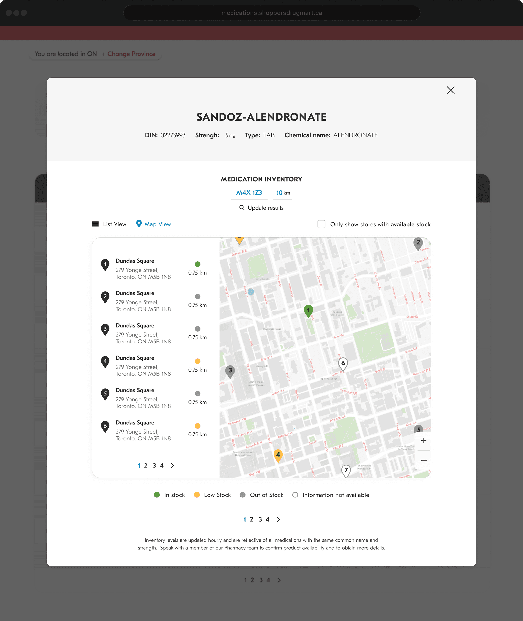 Medication Inventory Homepage