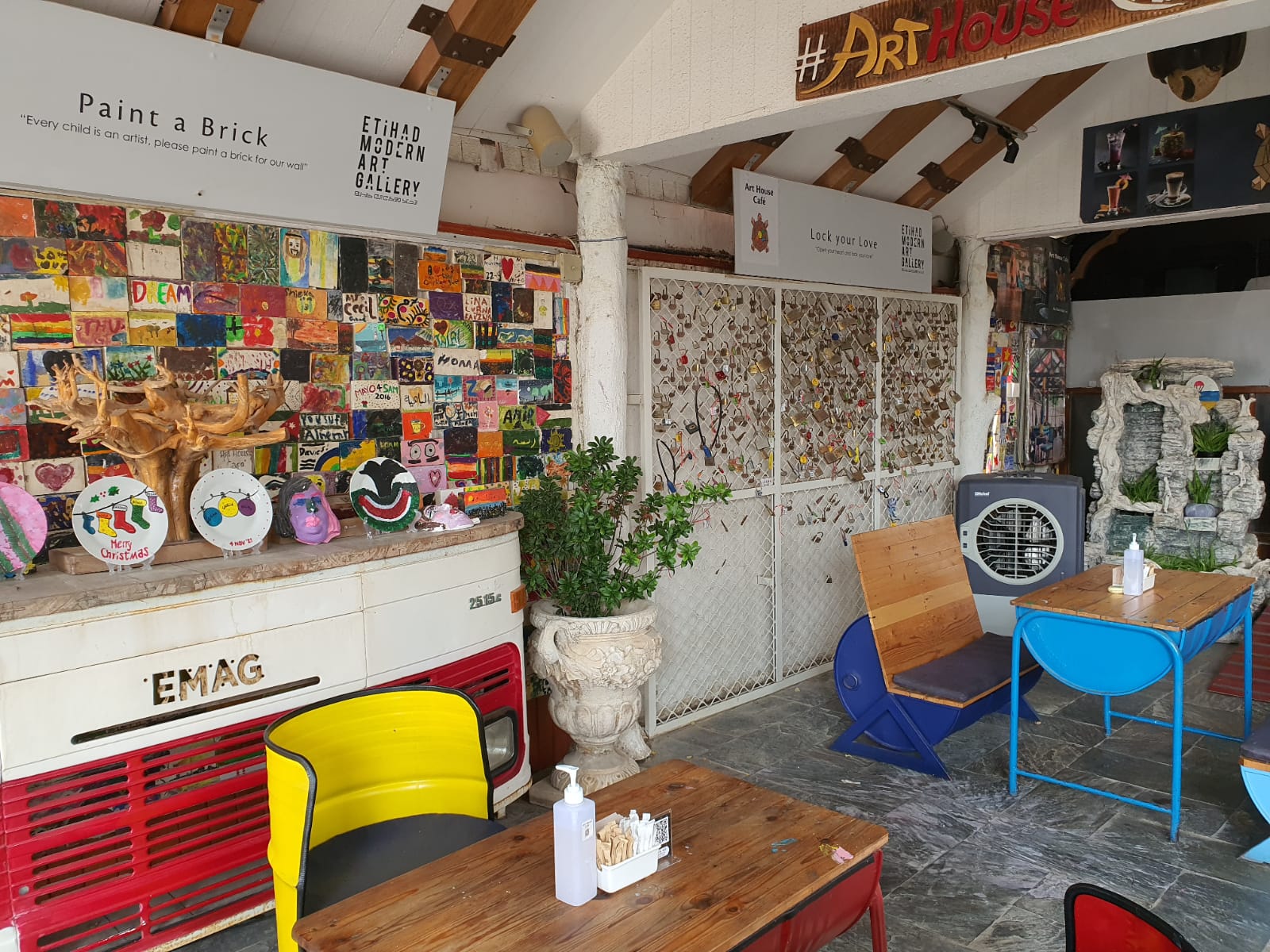 Art House Cafe for coworking in Abu Dhabi.&nbsp;