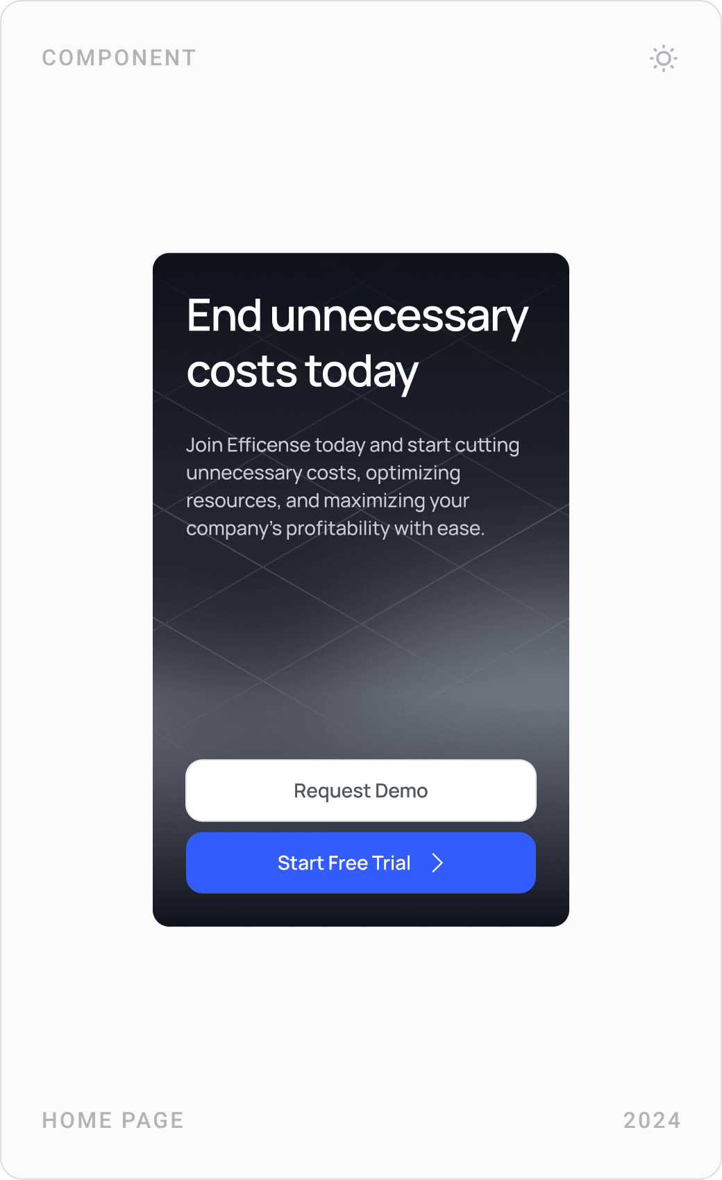 Modern Enterprise Conversion CTA Block Design
