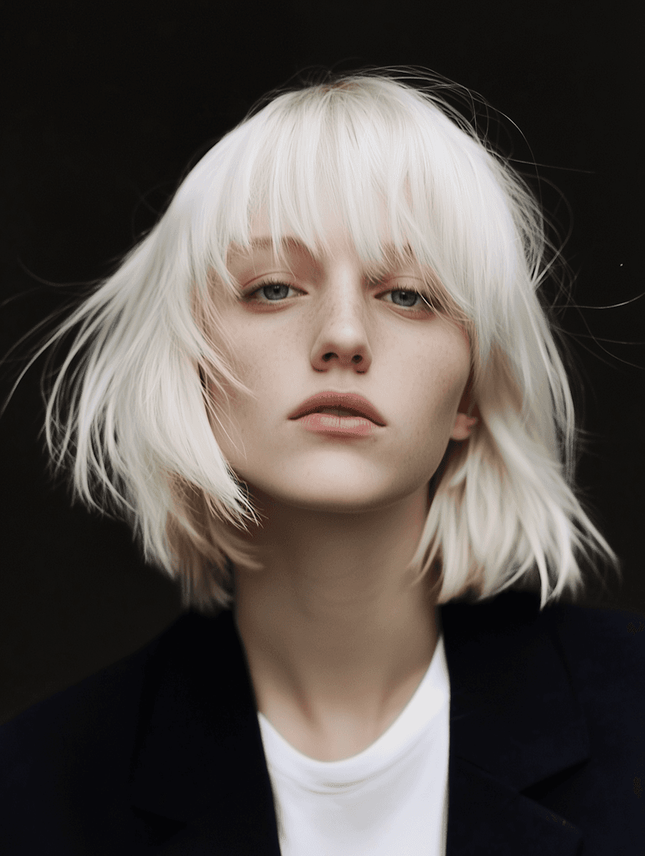  Portrait of a Person with Platinum Blonde Hair