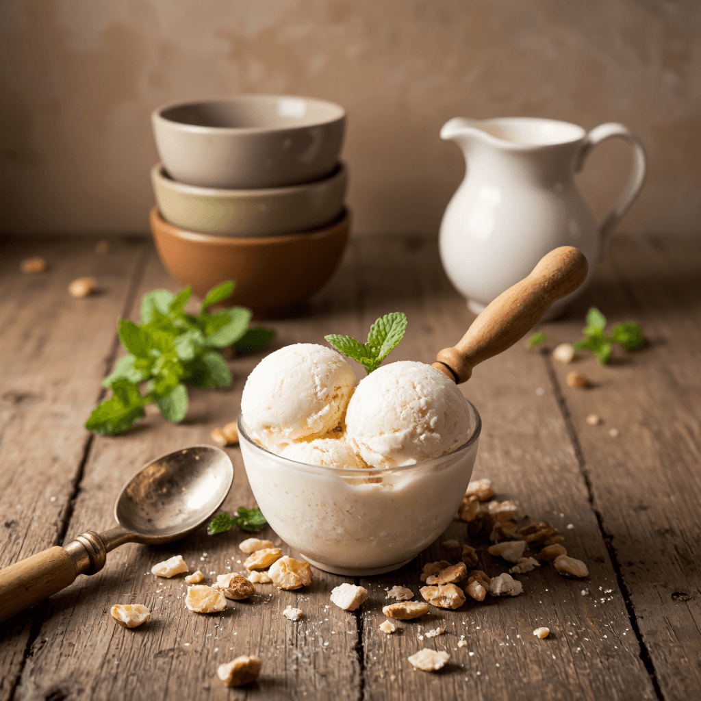 product photography of Frozen Dessert