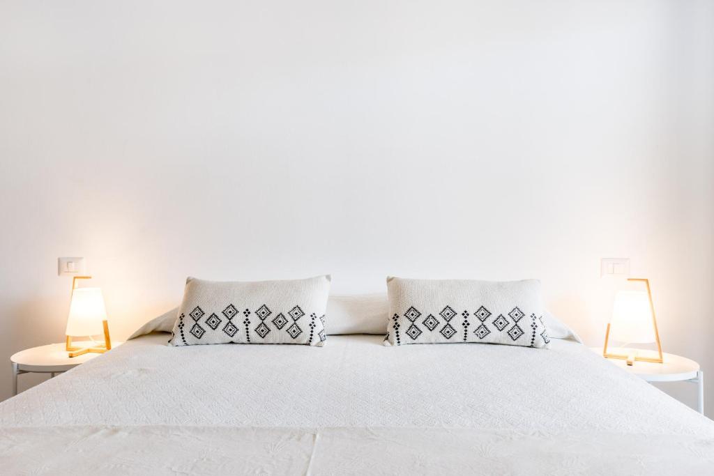 letto matrimoniale dell'appartamento Shardana Quadrilocale superior