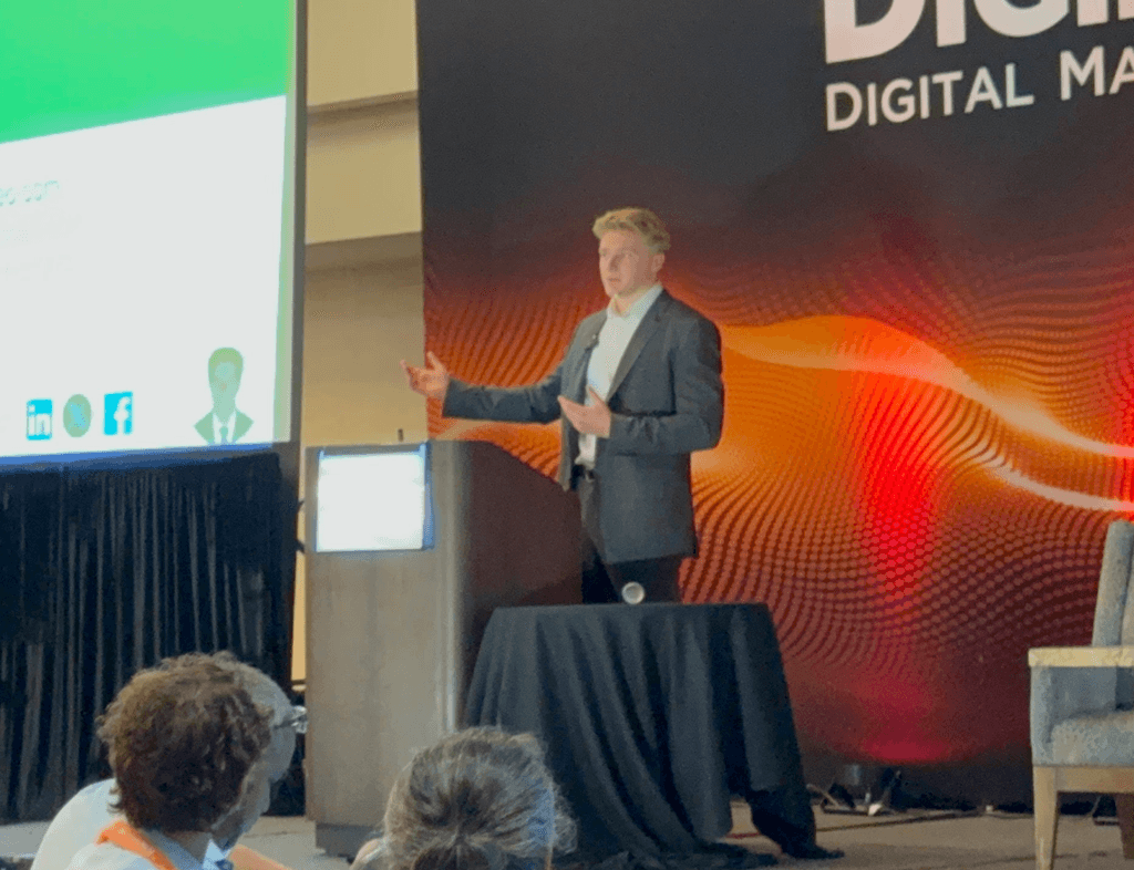 Danny Leibrandt speaking at DigiMarCon