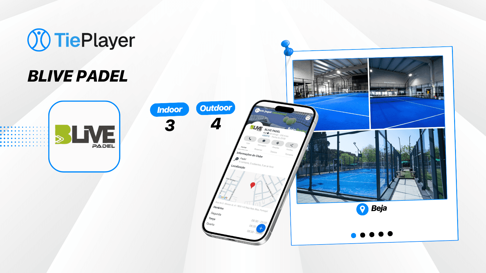 Book a padel court at BLIVE PADEL