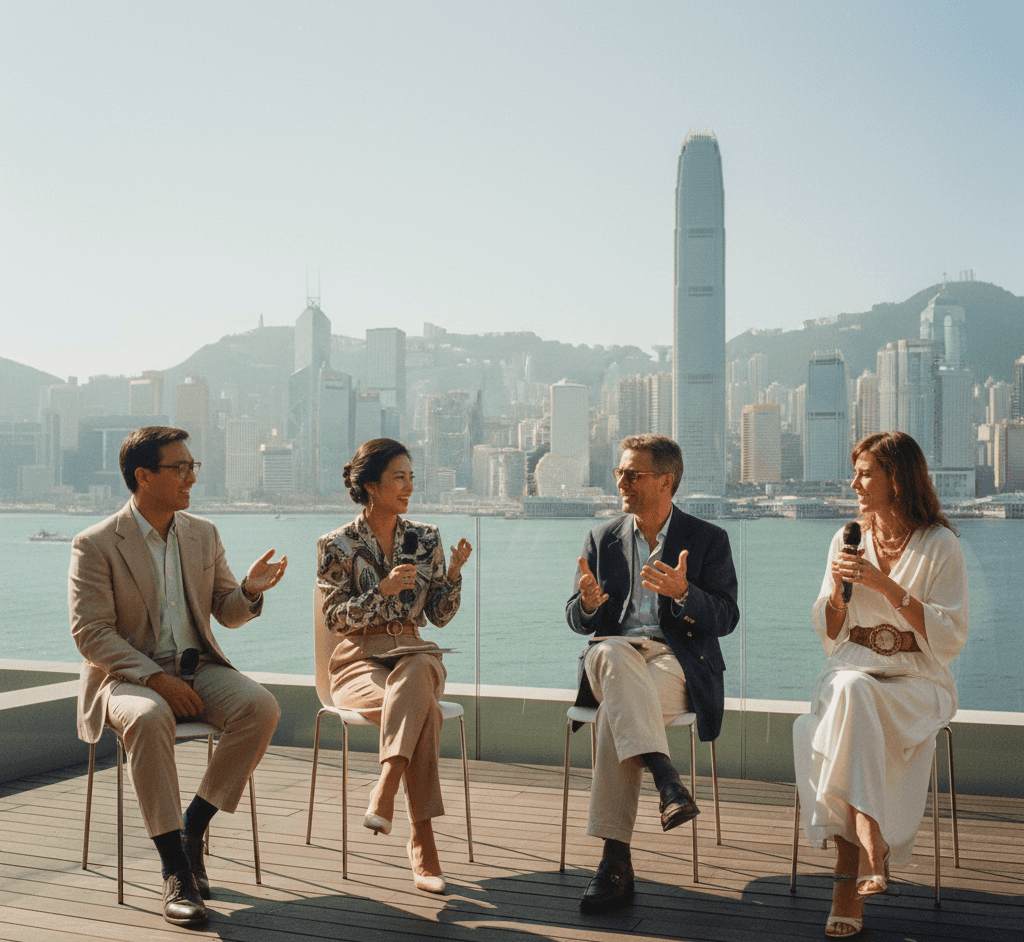 Exterior view of the Royal Hong Kong Club, the primary host venue for Genesis Festival.