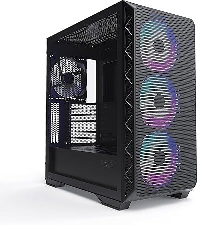 This is an image of the Montech Air 903 PC case, designed for high-performance gaming builds with efficient airflow and a modern design.