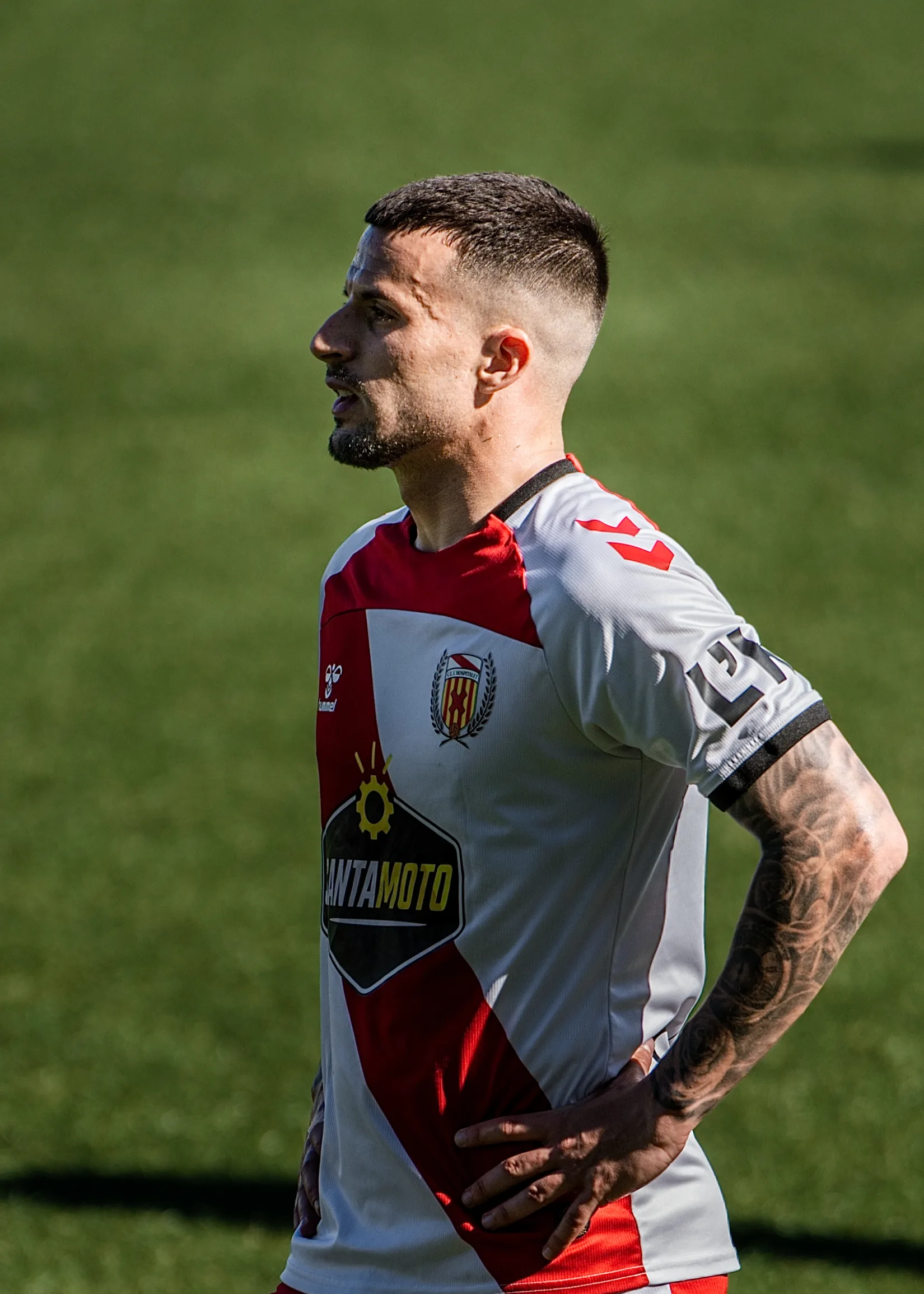 portrait CE Hospitalet fotografía partido, fútbol profesional Cataluña fotos, sports photographer Spain