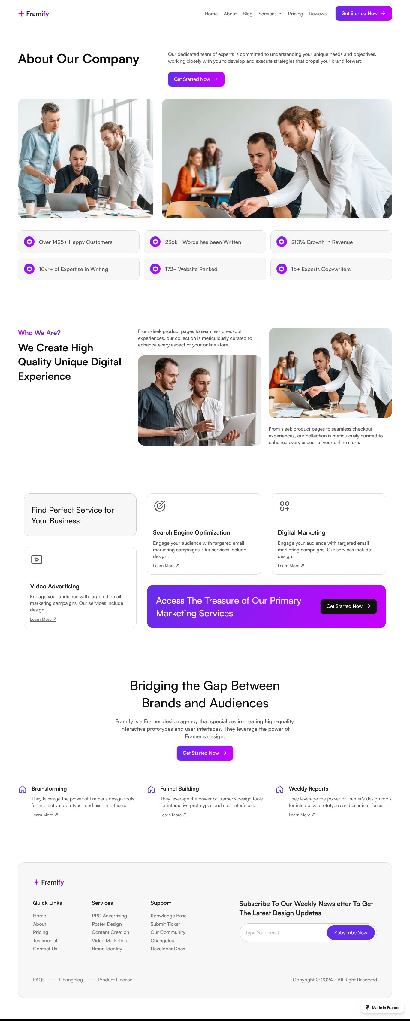 Framer About Page v8