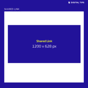 ขนาดรูป Facebook สำหรับแชร์ลิงก์