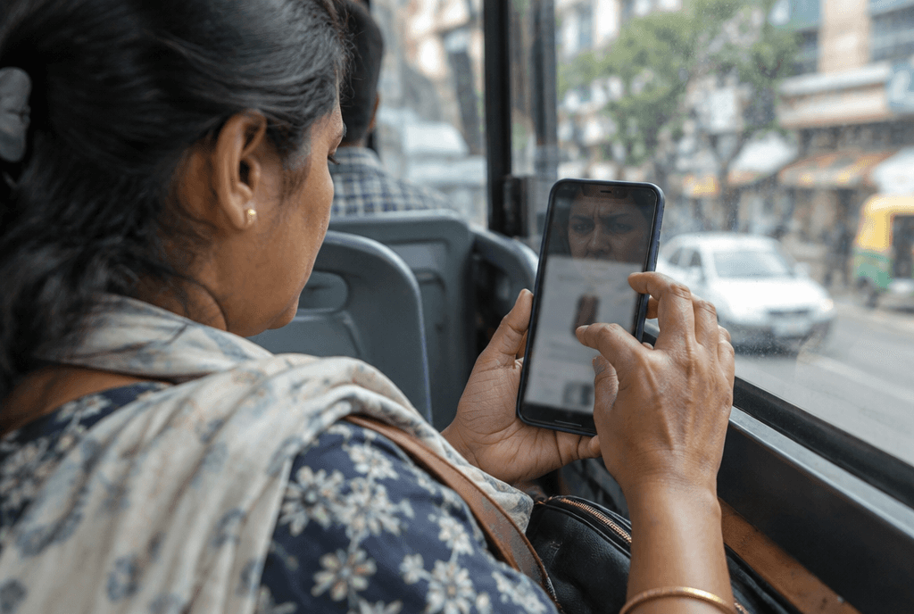 Designer sketching a mobile-first website layout on paper next to a smartphone