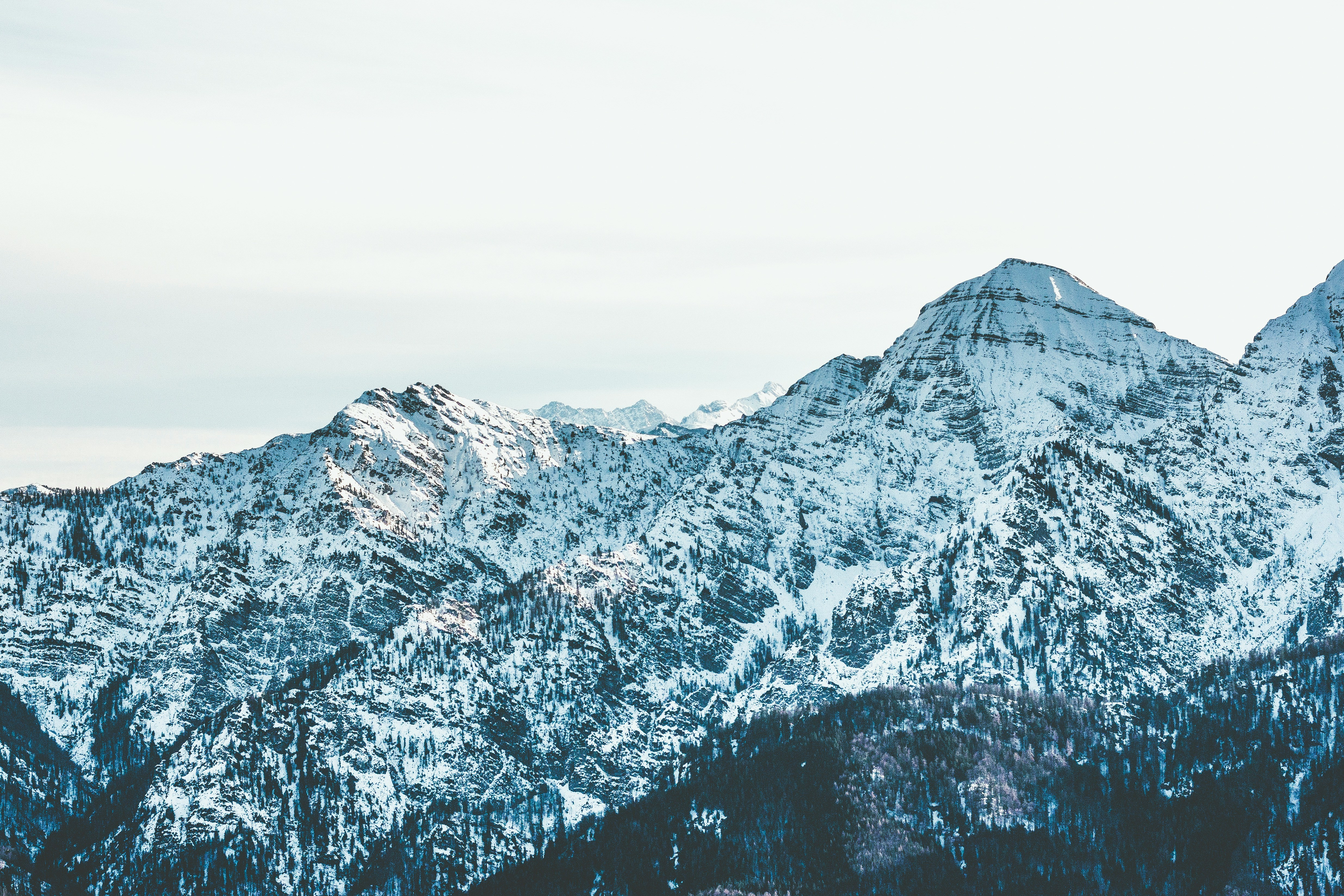 landscape photography of ice mountain