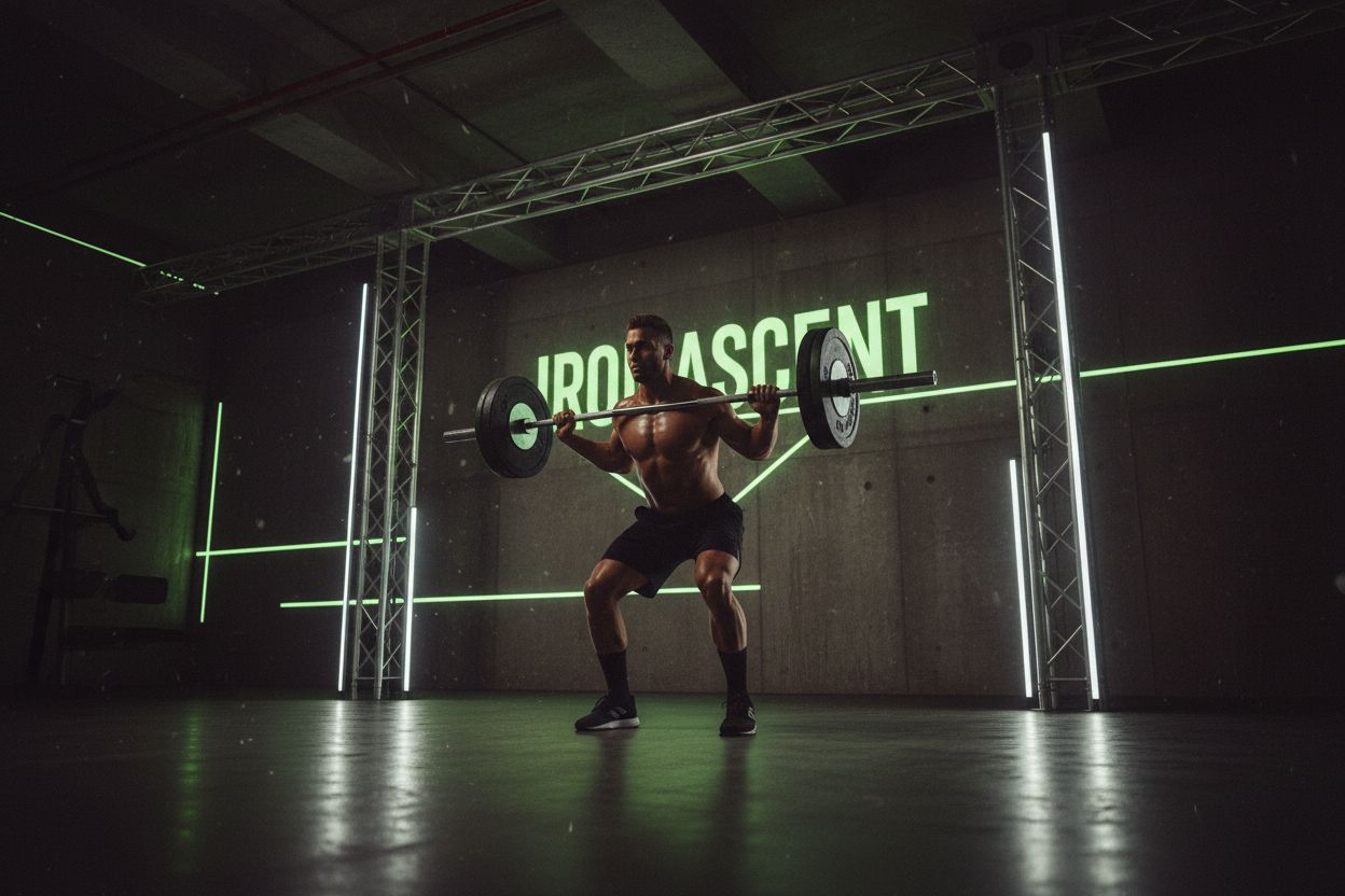 Person training full body in the gym