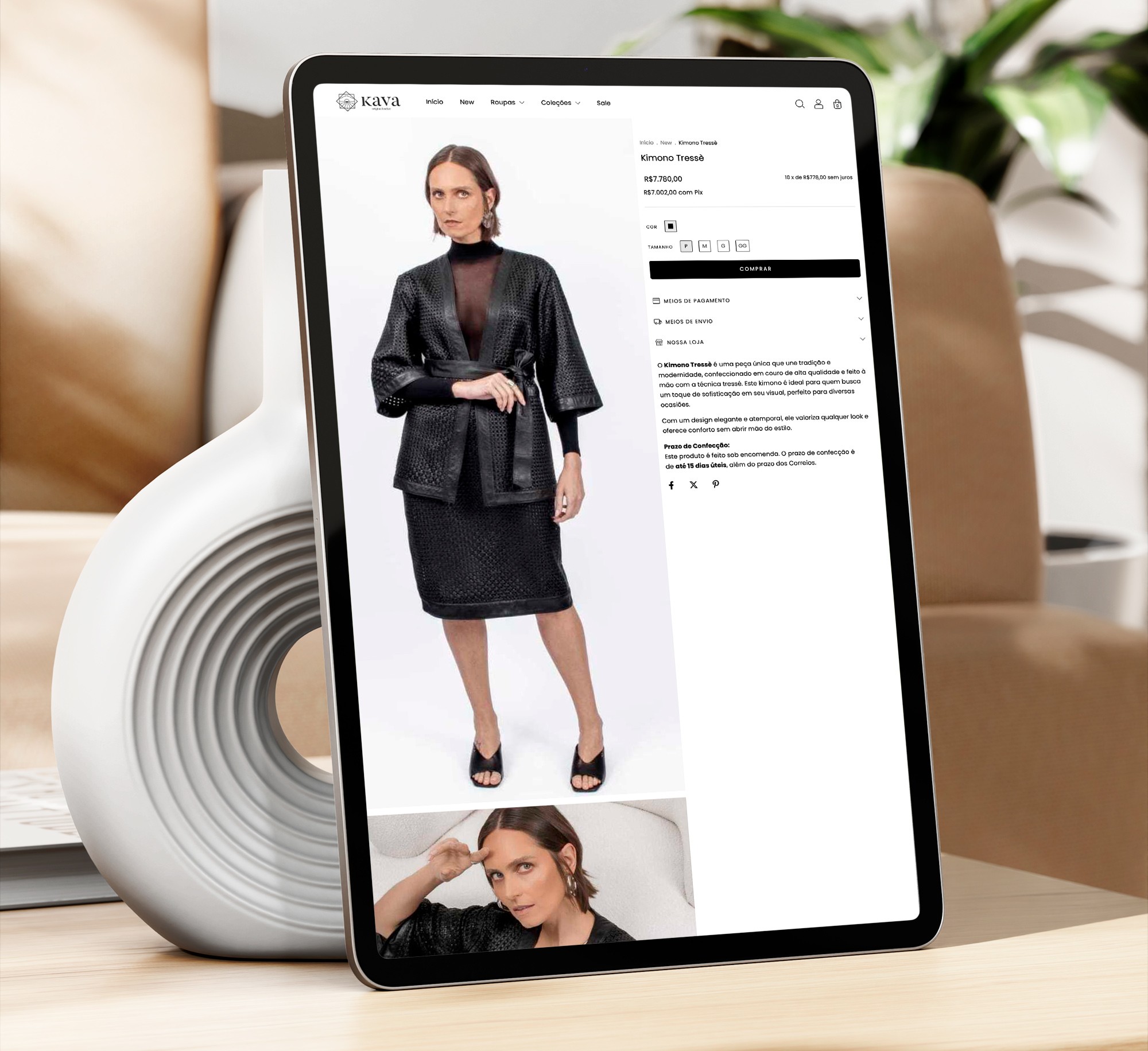 Loja Online Roupas de Couro