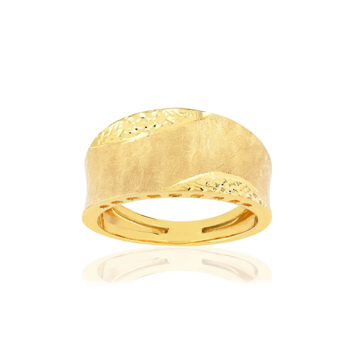 Bague en or jaune 375