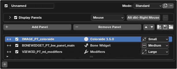 Panel UI