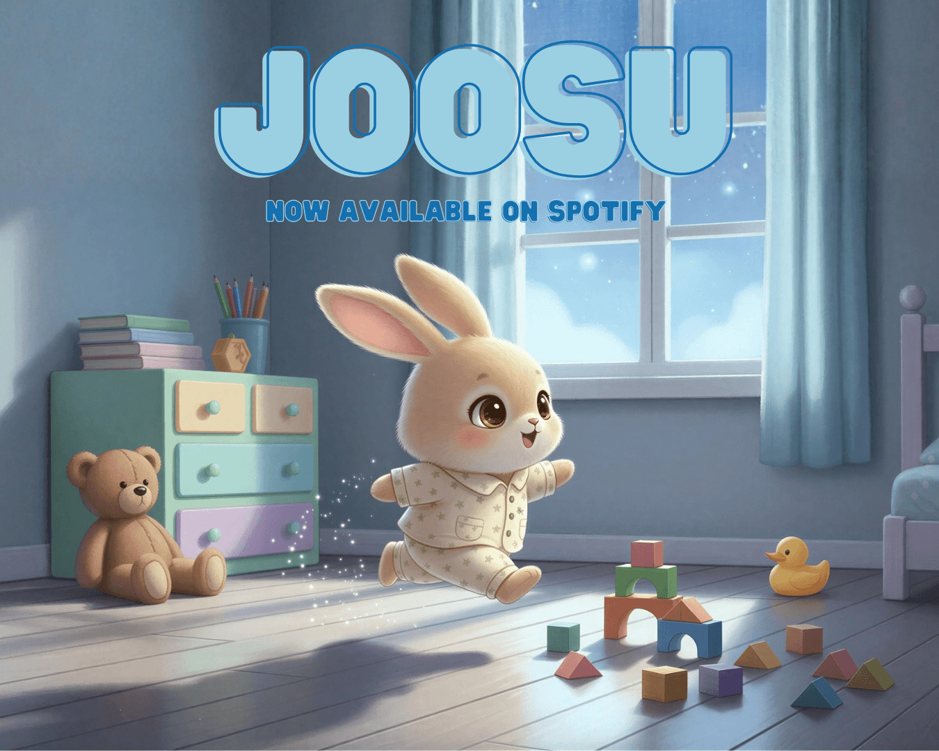 JOOSU Bunny children’s books, bedtime stories, bunny cartoons, kids cartoons, kids colouring books, kids music and cozy storytelling 