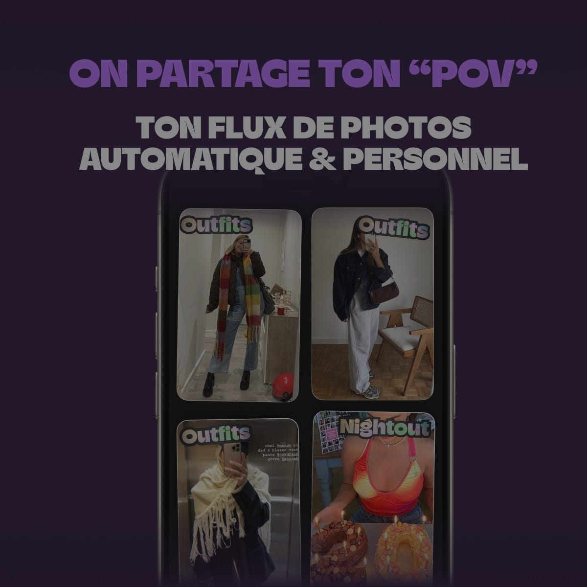Backstage partage ton "POV" : ton flux automatique et personnel