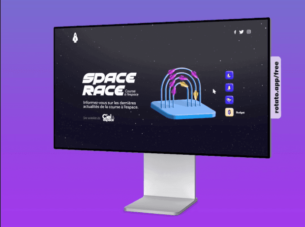 mockup site space race