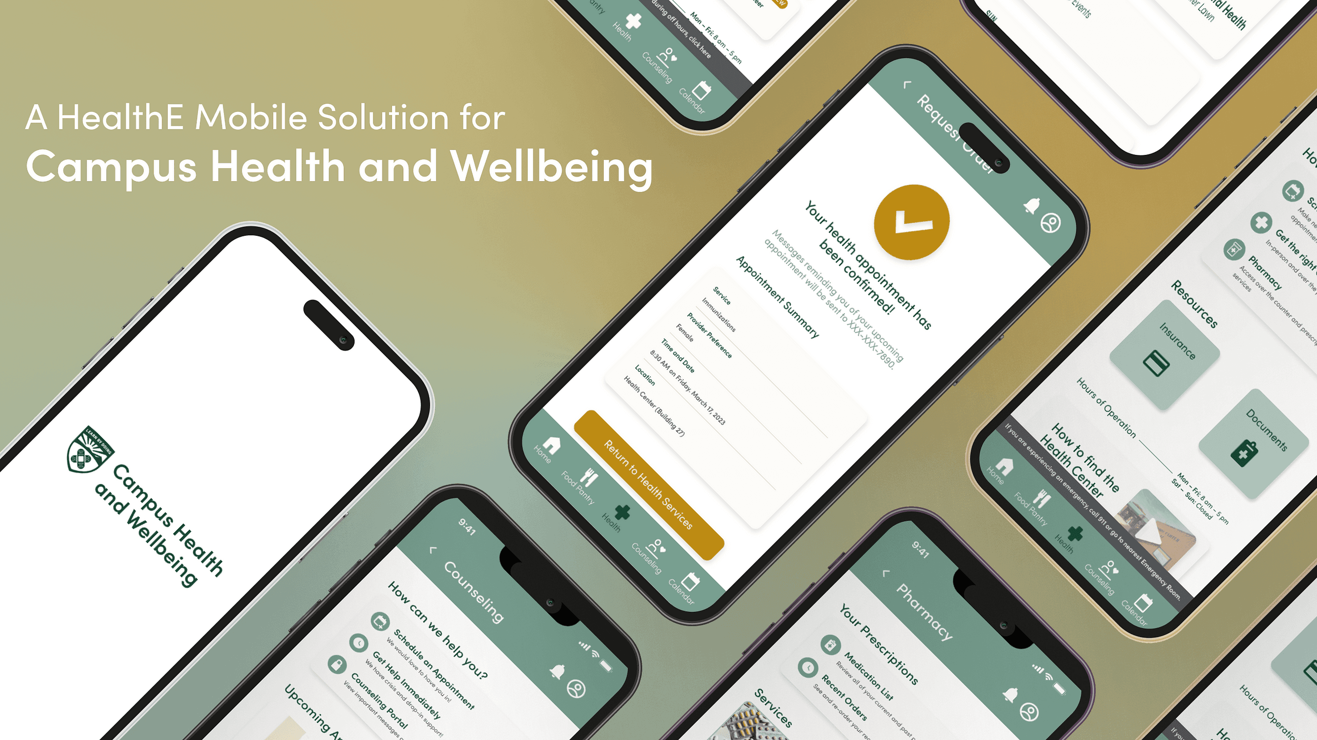 The Campus Health and Wellbeing services are a collection of student support programs that address basic needs, counseling services, and medical services for Cal Poly SLO. These services are accessed on-campus at the Health Center, a few of which are promoted their official website.