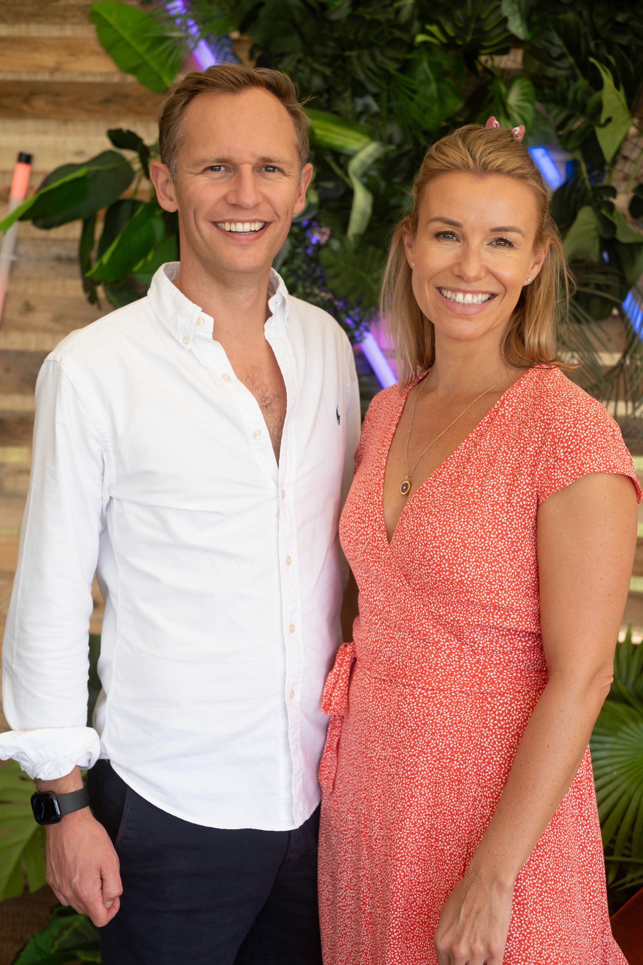 Founders of Bespoke Events Management smiling together outdoors