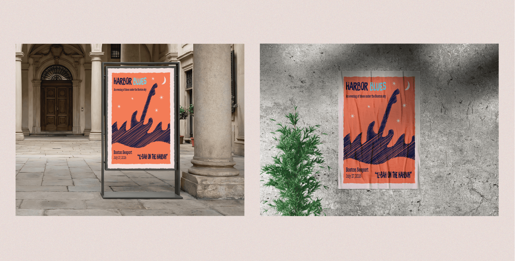 Harbor Blues poster applications