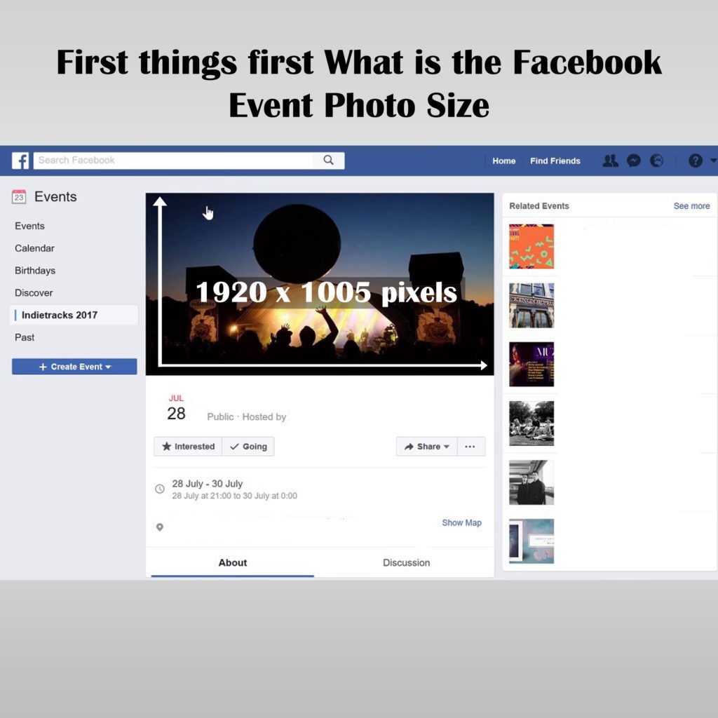 first things first What is the Facebook Event Photo Size