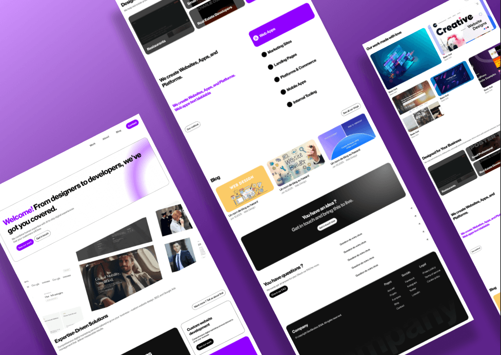 img_portfolio_comp : Projet UX/UI et web design moderne réalisé avec Figma pour portfolio