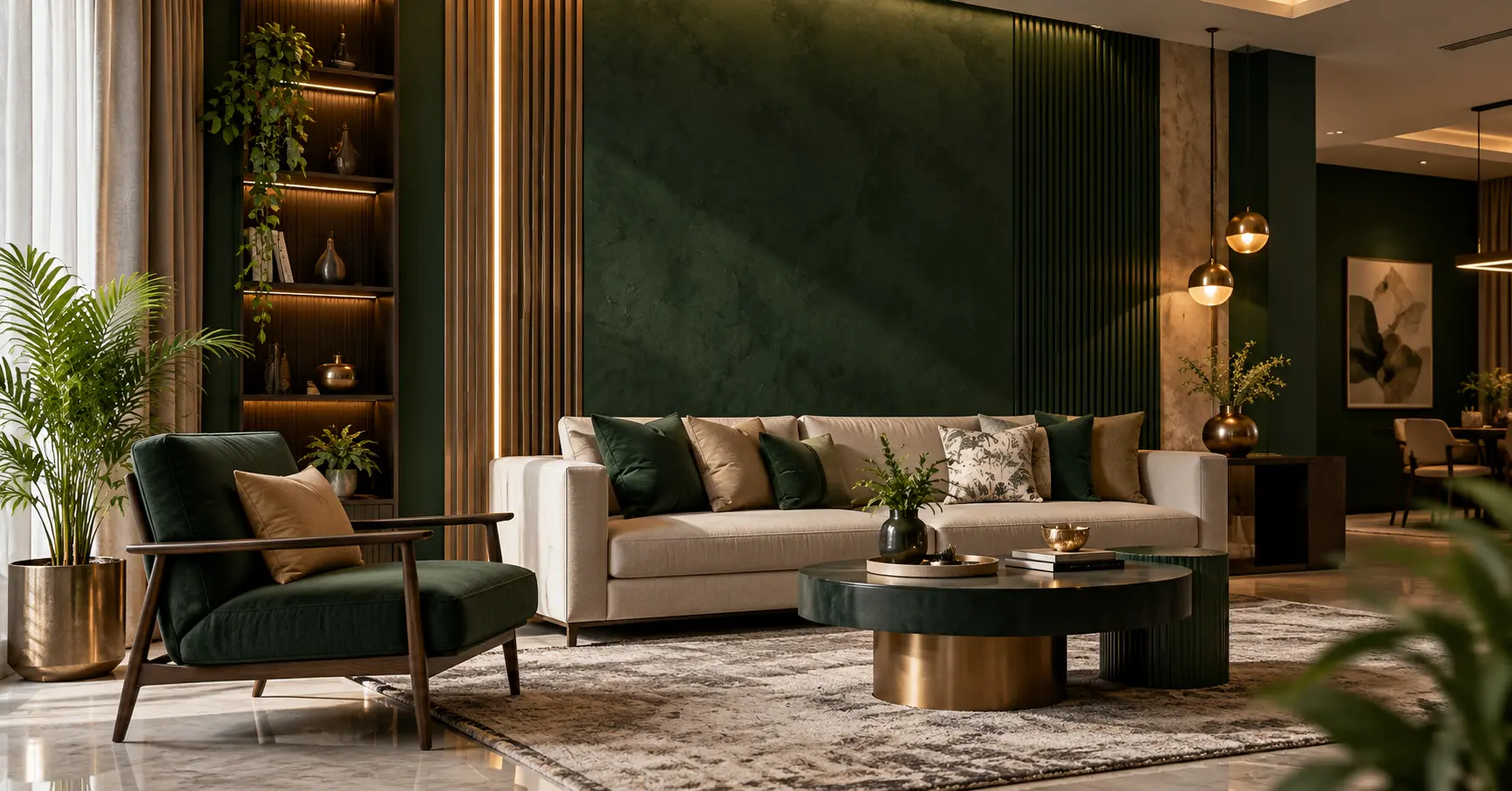 Best Feature Wall Colour Combinations for Indian Living Rooms in 2026